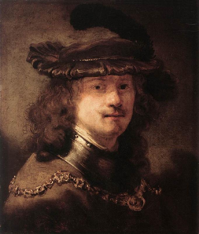 FLINCK, Govert Teunisz. Portrait of Rembrandt df France oil painting art